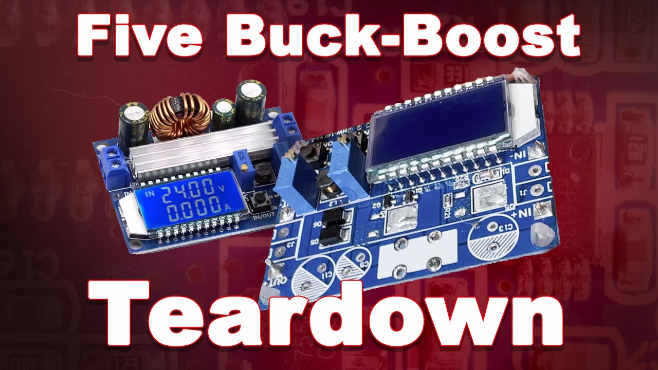 разборка устройства Aliexpress Five Buck Boost