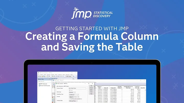 Creating a Formula Column and Saving the Table