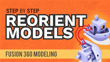 Fusion 360 Beginner: Set the Top and Front View - Reorient Objects (video)