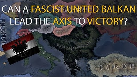 HOI4 Timelapse - What if all Balkan nations united and joined the Axis in WW2?