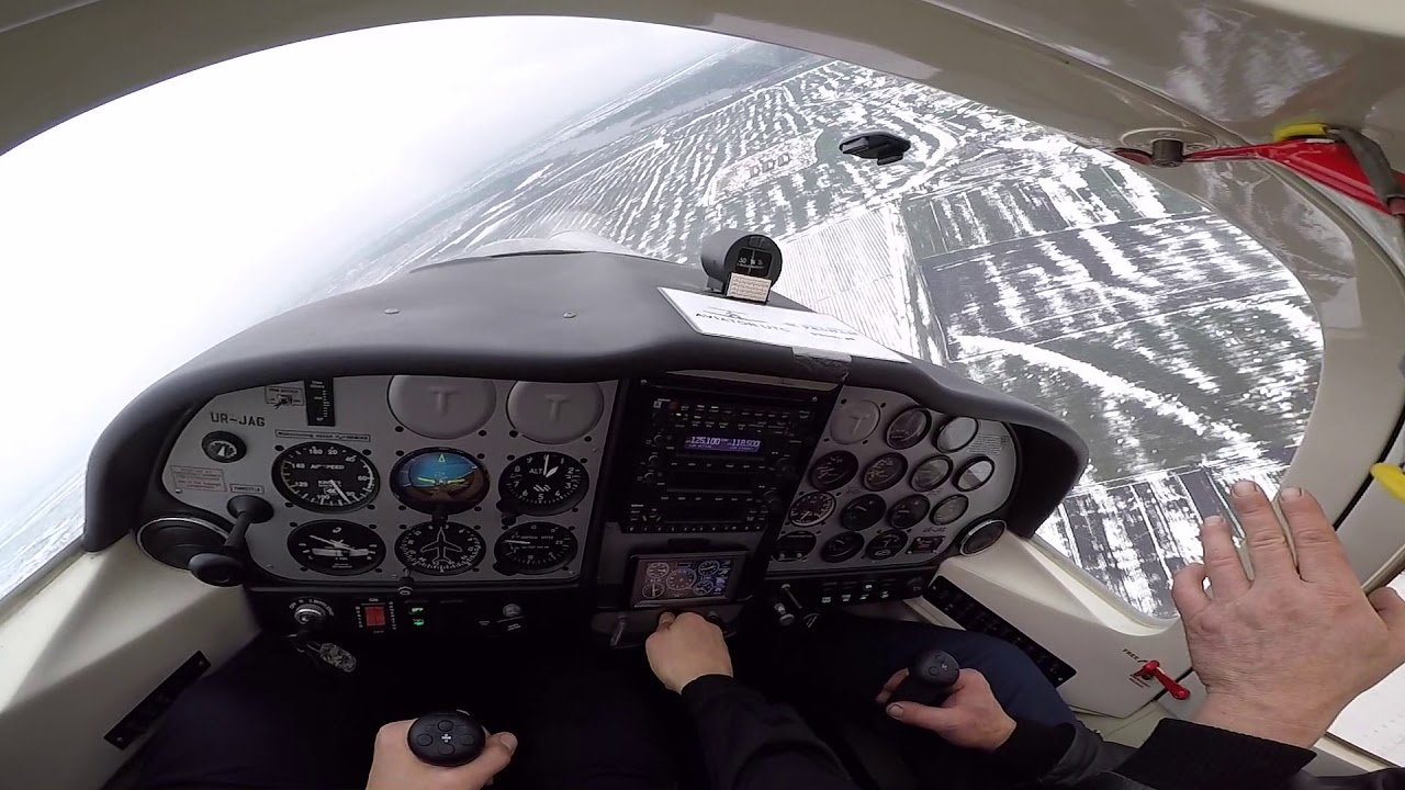 Простой пилотаж на Tecnam p2002jf