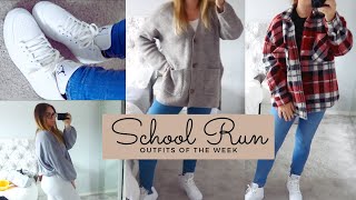 SCHOOL RUN OUTFITS | What I wore last week