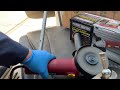 Using Harbor Freight angle grinder to grind ARP extended wheel studs