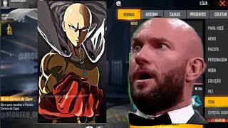 واخيييرا..شراكة فري فاير مع انمي? ONE PUNCH MAN ??