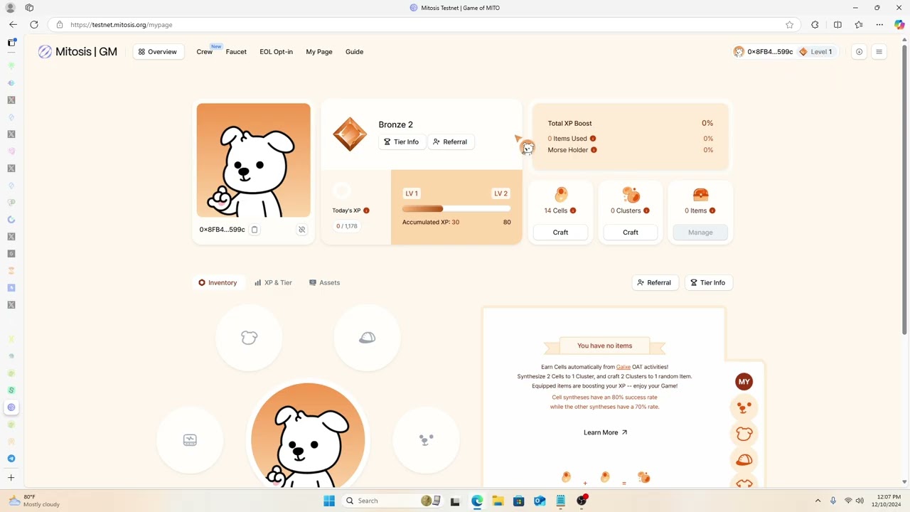 Getting The Hughest Mitosis Airdrop From Testnet!