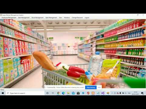 Super Market Management System | VB.net and MySQL Project Source Code | VB.net MySQL CRUD Project