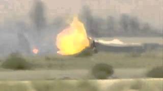 Harrier crash landing at Kandahar, Afghanistan