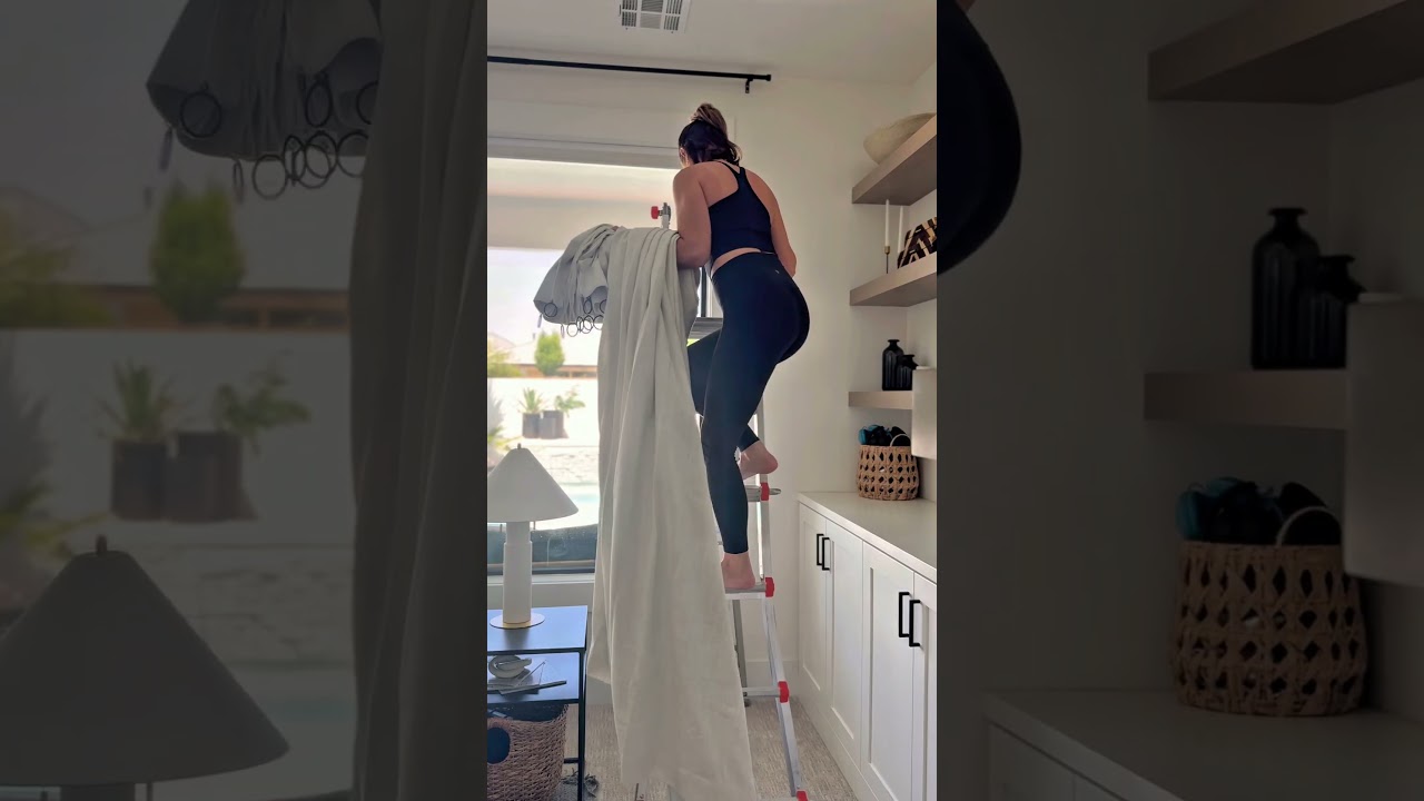 ✨ Custom curtains that look designer without that designer  price tag.