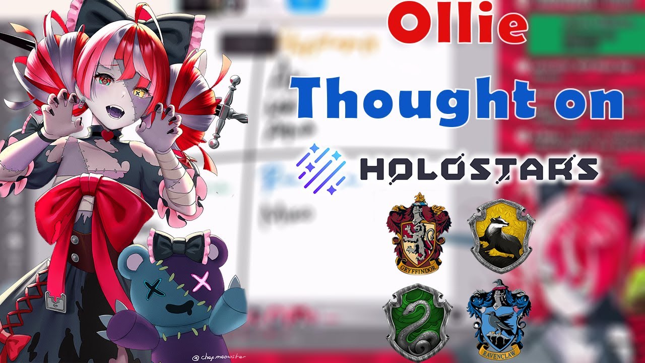 Ollie Thought on Which Harry Potter School That Fit Each of Holostars Members