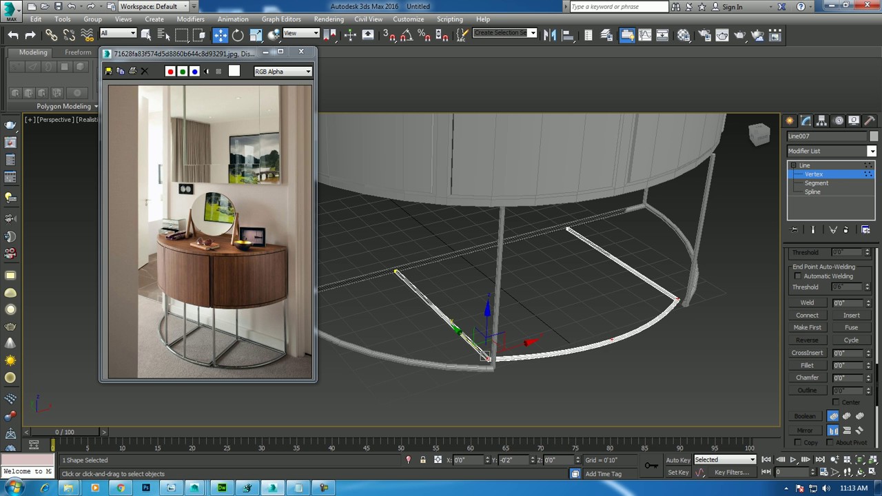 Tutorial on Modeling a stylish Table in 3dsmax. - YouTube