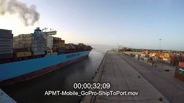 APMT Mobile GoPro Time Lapse / Ship to port