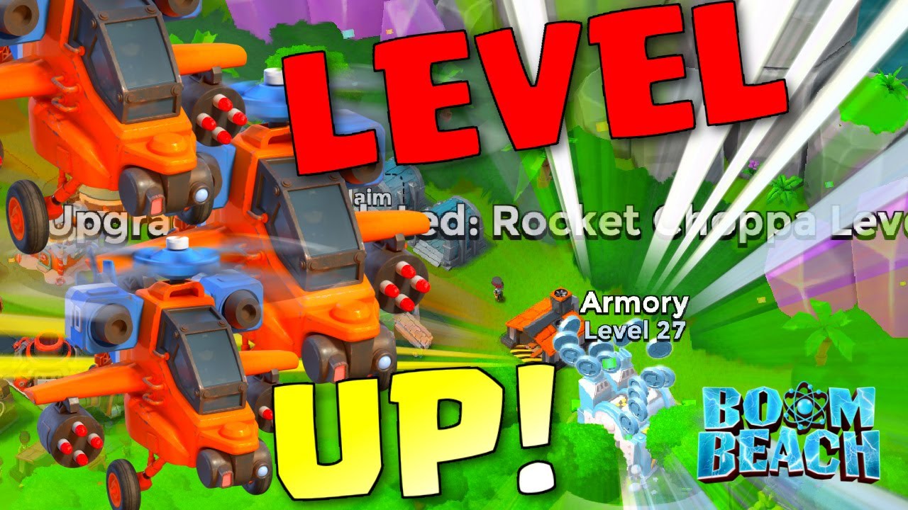 Leveling Up Rocket Choppas! Worth it? // Boom Beach