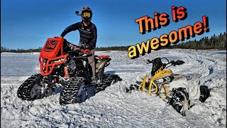 2025 Can Am Apache Xc Lt Track Install And First Ride
