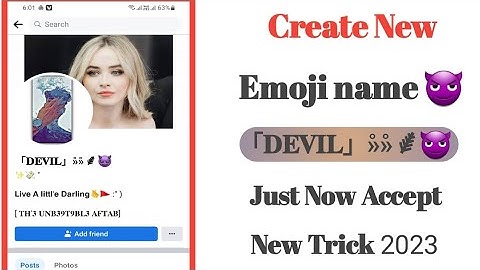 How to Create Emoji Name id Without proof 2023 | Emoji name facebook Idd | Make Emoji name fb idd ||