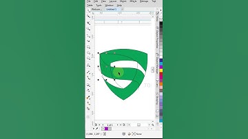 S Scroll Logo in Corel | Tools Hacker Graphix