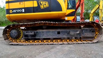 Undercarriage Ireland New Tracks On A JCB JS130 Excavator