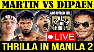 THRILLA IN MANILA 2025 LIVE | CARL JAMMES MARTIN VS ARAN DIPAEN