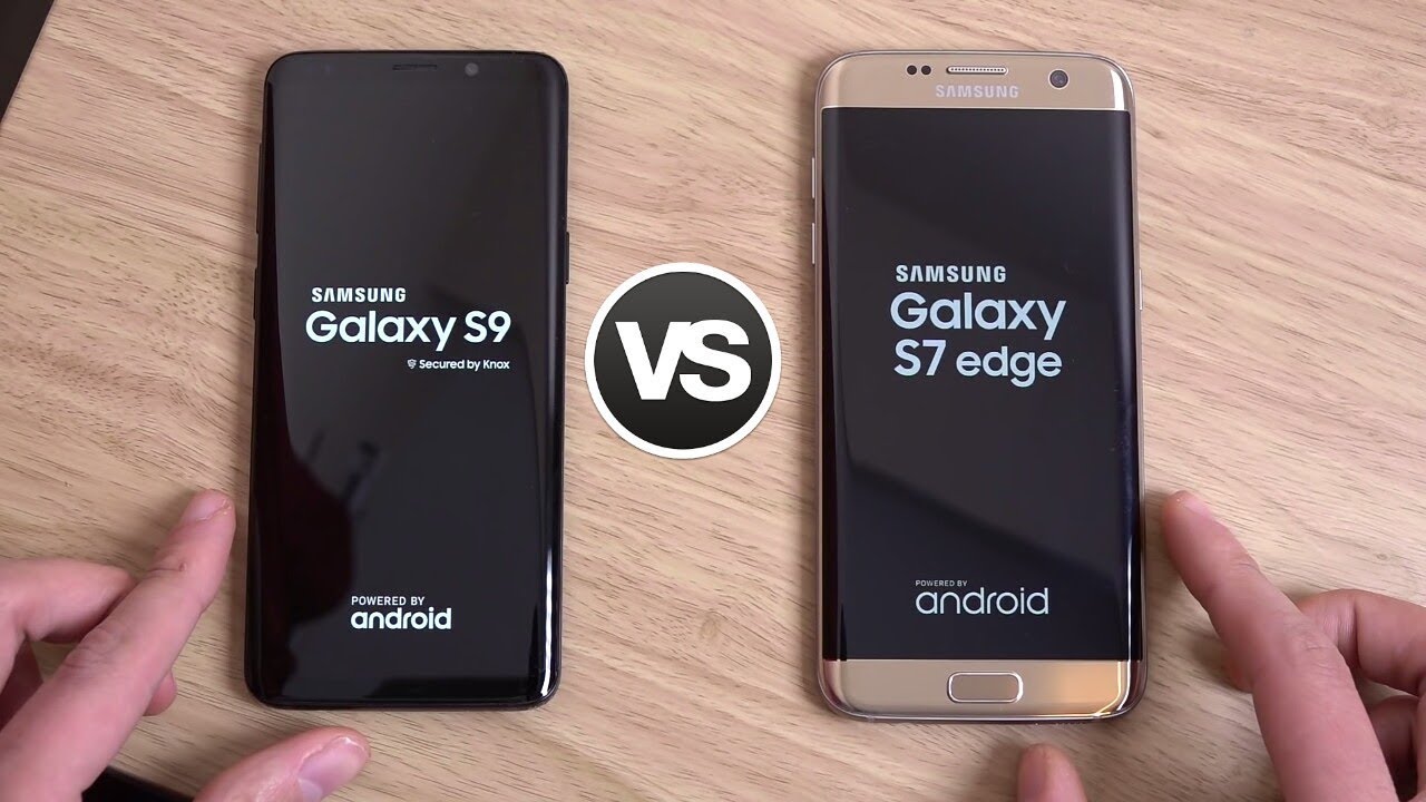 Самсунг 9 сравнение. Samsung Galaxy s9 Plus распаковка.