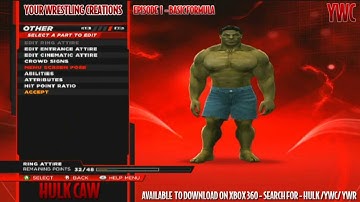 The Hulk CAW for WWE 2K14 -  Episode 1 |  Basic Formula