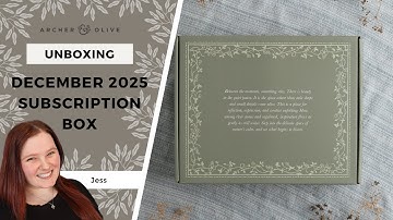 SPOILER ALERT | December 2025 Subscription Box UNBOXING