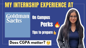 My Goldman Sachs Internship Experience 🔥 | Summer Analyst | Internship Tips & Tricks