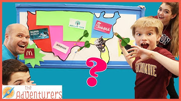 Throwing A Dart At A Map And Buying Whatever It Lands On / That YouTub3 Family The Adventurers