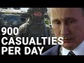Putin losing 900 men per day as us aid expected to bring more russian casualties  michael clarke