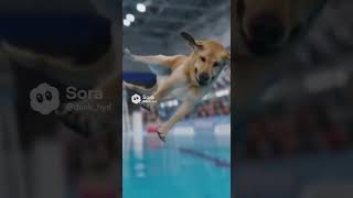 Hilarious Labrador Diving Fail Caught On Camera Epic Belly Flop Slow Motion
