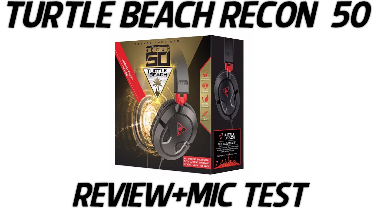 Turtle Beach Recon 50 | Review + Mic Test - YouTube