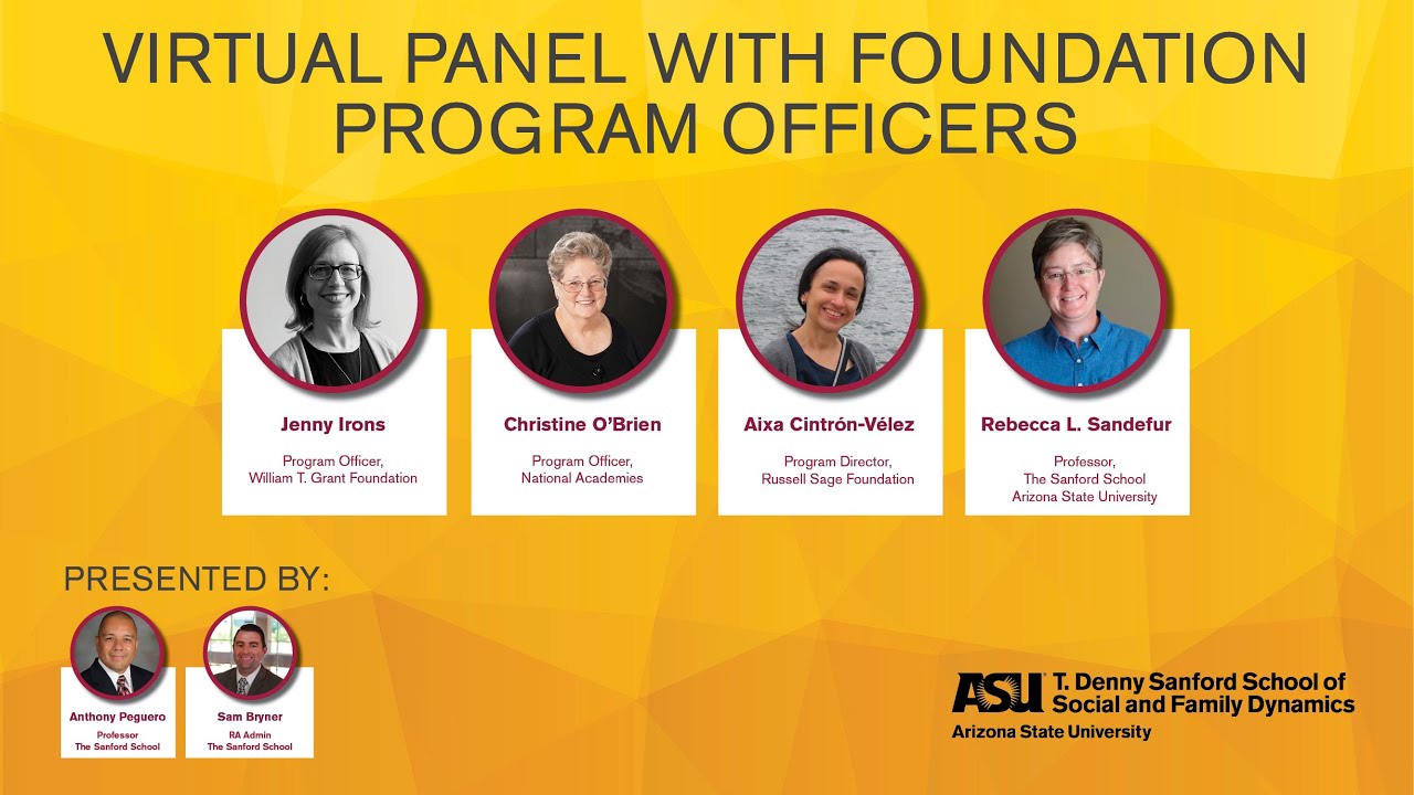 Virtual Panel with Foundation Program Officers YouTube