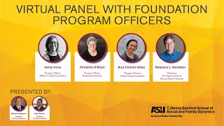 Virtual Panel with Foundation Program Officers