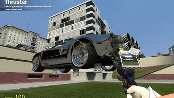 how to make a flying car in gmod