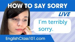 How to Say Sorry in English | Basic English Phrases