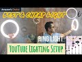 Ring Light For YouTube Videos | Lighting for YouTube Videos | Lighting Setup | Light With Tripod