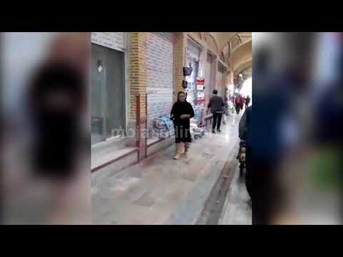 اعتصاب در بازار پارچه فروشان معروف به بازار عباس آباد و بازار کویتیها