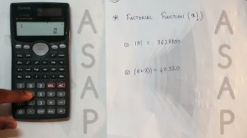 How to calculate Factorial on Casio 991MS calculator