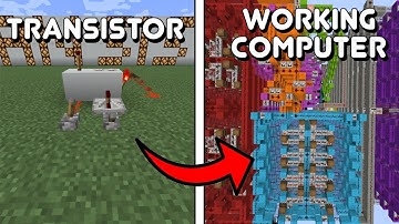 Computers explained in Minecraft terms