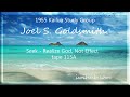 Seek - Realize God, Not Effect by Joel S. Goldsmith, tape 115A
