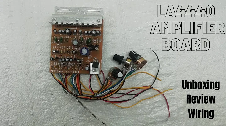LA4440 stereo amplifier board Review ,Unboxing, Wiring | Dc12v |Best Amplifier board |#2