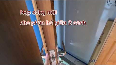 Cửa gỗ 2 cánh | Cửa gỗ công nghiệp HDF Veneer | Cửa chính căn hộ Ecodoor