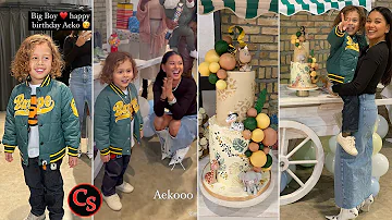 Chris Brown's Son 'Aeko Catori' Celebrate His 3rd Birthday Bash With Family (FULL VIDEO)