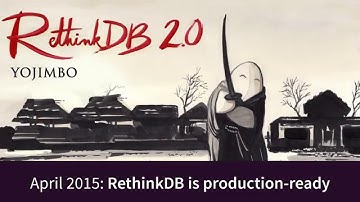 Mike Glukhovsky - RethinkDB Year in Review 2015