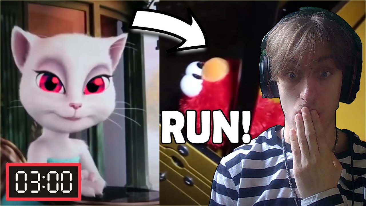 TALKING ANGELA IS CURSED! 9 Scariest 3AM Videos YouTubers Caught on