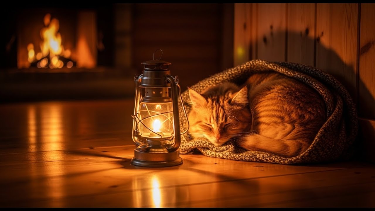 Healing Frequencies for Cats 🐾 Ideal for Rainy Days | Peaceful Ambient Mix