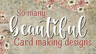 LOTS OF CARD DESIGN IDEAS! Beautiful Handmade Thank you card making tutorial PLUS SO MANY MORE CARDS screenshot 4