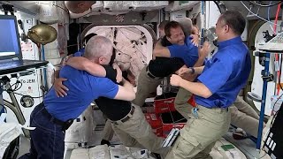 De nouveaux astronautes sont arrivés sur la station spatiale internationale