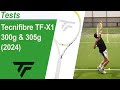 Test des raquettes de tennis tecnifibre tfx1 300 et 305 2024