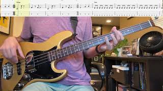 Here I Go Again by Whitesnake Isolated Bass Cover with Tab