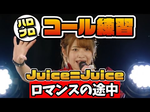 【コール練習】Juice＝Juice「ロマンスの途中」【ハロプロ】