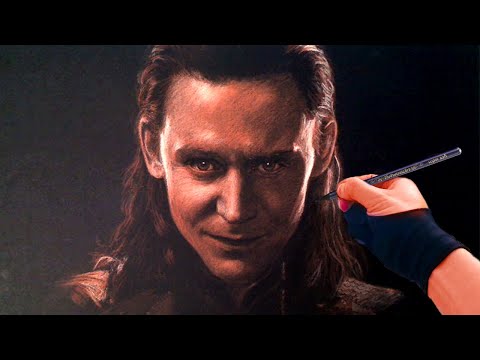 Graphic Designer Dubai Speed Drawing Tom Hiddleston